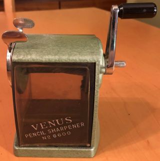 Vintage Venus Pencil Sharpener Made In Germany No 6600 Look