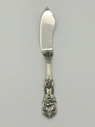 Francis I By Reed & Barton Sterling Silver Flat Handle Master Butter Knife 7 ",