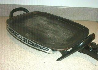 Vintage Farberware Electric Griddle - Model 260 With Heat Controller