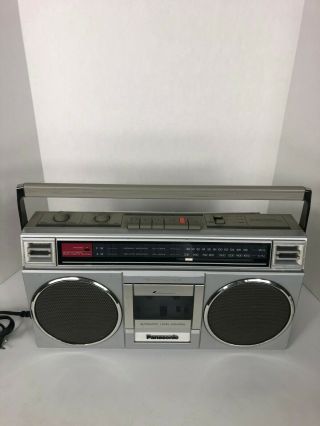 Vintage 1980s Panasonic Rx - 4920 Cassette Player Am/fm Stereo Radio Boombox