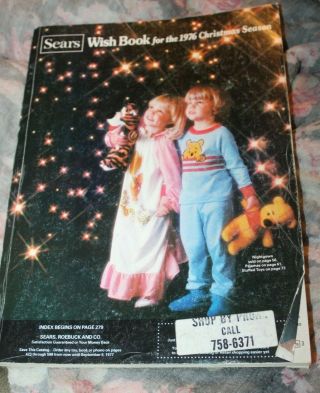 Vtg Sears Wish Book For The 1976 Christmas Season Batman,  Arcade,  Winnie The Pooh