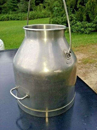 Vintage Delaval Stainless Steel Dairy Milk Can Pail Bucket