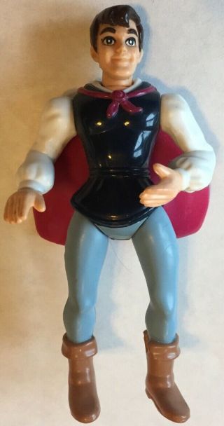 Disney Snow White’s Prince Charming 3.  75” Toy Figure,  Cake Topper