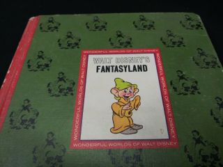 The Wonderful Worlds of Walt Disney - Fantasyland Vintage Book 1965 2
