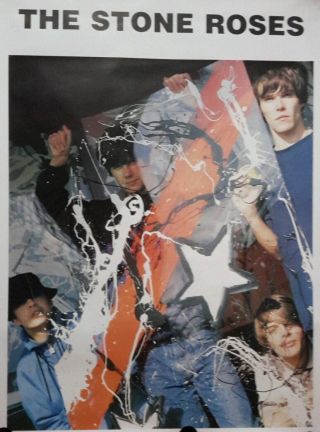 Stone Roses Vintage Giant Poster.  Approx.  39x55 Inch.  International