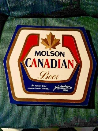 Molson - Molson Light Bar Sign 2 Pack - - Old Stock