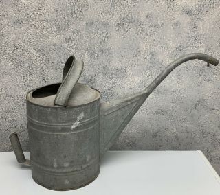 Vintage Galvanized 12 Large Aluminum Watering Can