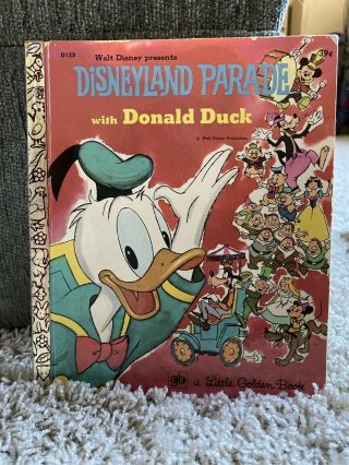 Vintage Walt Disney " Disneyland Parade With Donald Duck " 1971 Book