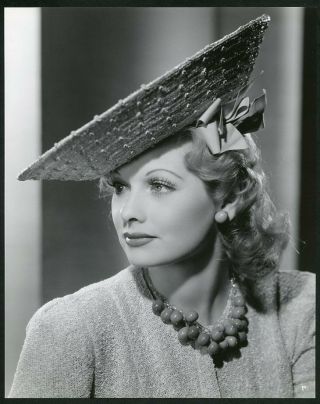Lucille Ball In Stunning Portrait Vintage 1940 Rko Photo By Bachrach