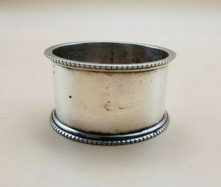 Antique Solid Silver William Hutton & Sons Ltd Birmingham Napkin Ring