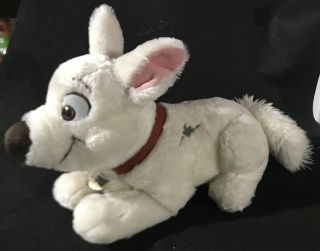 Disney Store Plush Bolt Puppy Stuffed Animal Toy With Collar 16 " Retired Htf