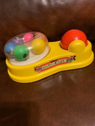 Vintage (1986) Mickey Mouse Toy " Color Spin " - Disney/mattel