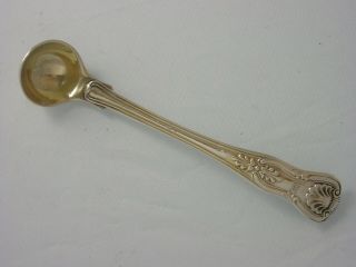 Fine William Iv 1836 Silver Condiment Ladle 35 Grams Kings Mary Chawner