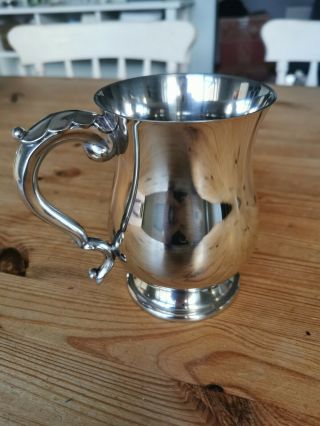 Sheffield Made 1 Pint Pewter Tankard (boxed And)