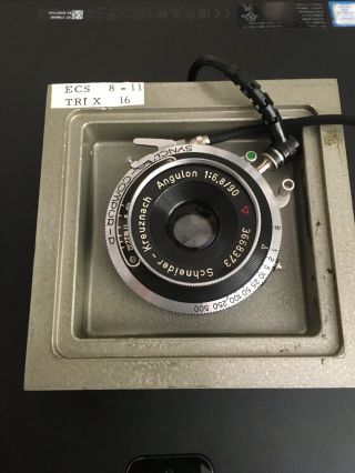 Vintage Schneider - Kreuznach Angulon 1:6 8/90 Synchor - Compur - P Lens