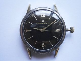 Vintage Gents Wristwatch Etarna - Matic Automatic Watch Spares 1416 U