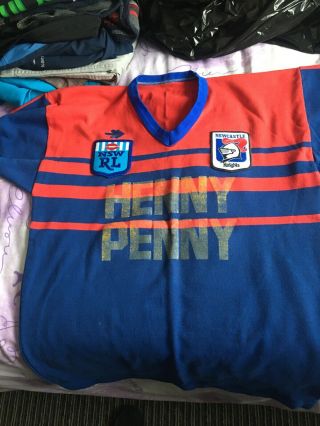 Vintage Newcastle Knights Nrl Rugby League Jersey Medium