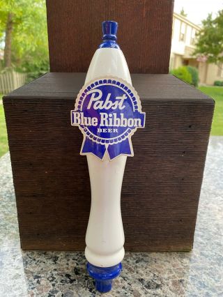 Vintage Pabst Blue Ribbon Beer Tap Handle Rare