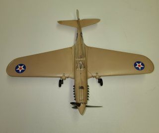 Vintage Cox Thimble Drome P - 40 War Hawk Airplane