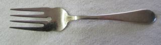 Pointed Antique Dominick And & Haff Sterling Silver Salad Dessert Fork Reed Bart