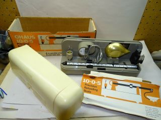 Ohaus 10 0 5 Precision Reloading Scale 10 - 0 - 5 Vintage
