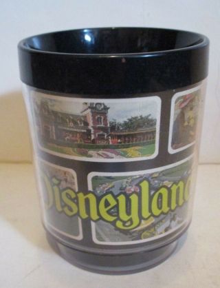 Vintage Disney Disneyland Attractions Thermo Serv Insulated Coffee Mug Cup