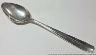 Long Sterling Silver Tiffany & Co Cordis Pattern Serving Spoon