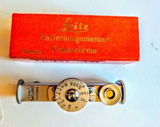 Leitz Rangefinder Focus Chrome - Vintage German
