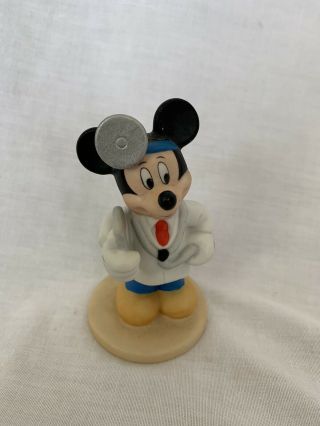 Mickey Mouse Porcelain Figurine Doctor Mickey