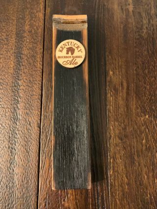Kentucky Bourbon Barrel Ale 12.  5  Wooden Beer Tap Handle SHIPS 2