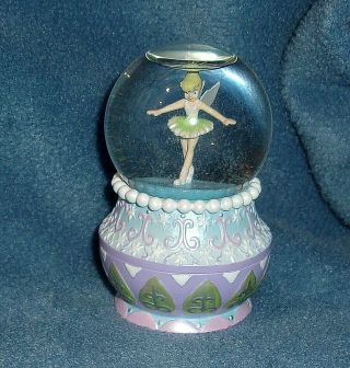 Disney Store Exclusive Miniature Tinker Bell Fairy Snow Globe