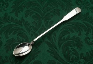 Old English Tipt By Gorham Sterling Silver Iced Beverage Spoon 7 3/8 "