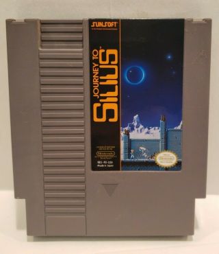 Journey To Silius Nintendo Nes Vintage Video Game Cartridge