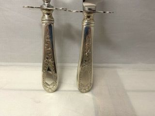 Betsy Patterson 1932 By Gideon N.  Stieff Sterling Silver Carving Knife & Fork Set