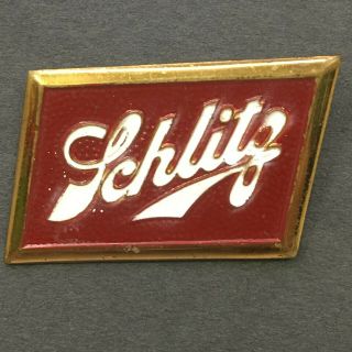Vtg Schlitz Beer Brewery Robbins Badge Pin Insignia Uniform Hat Emblem