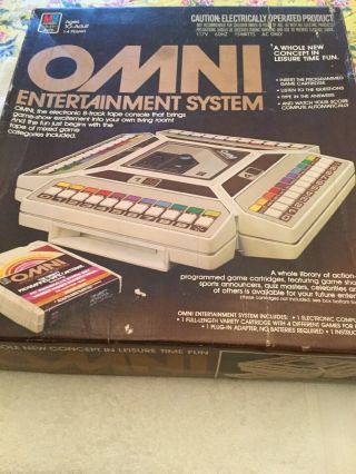 Vintage 1980 Milton Bradley Omni Entertainment System