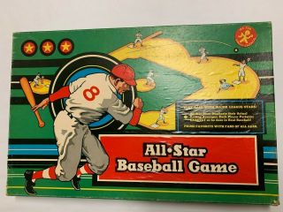 Vintage Cadaco Ellis All Star Baseball Board Game