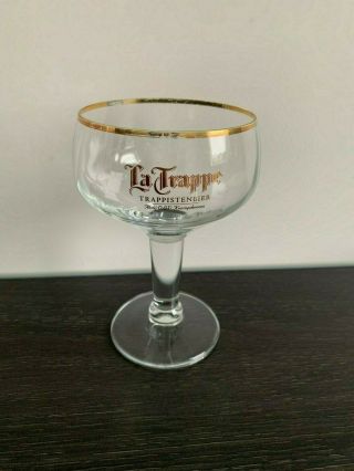 La Trappe Trappist Chalice Beer Glass 0.  25l - De Koningshoeven Brewery