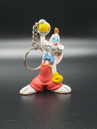 Disney Roger Rabbit Handcuff Pvc Figure Keychain Disney Amblin 1987