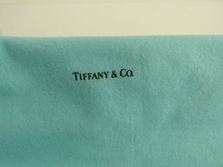 Vintage Tiffany & Co N.  Y.  Anti Tarnish Cloth Storage Pouch Bag,  12 1/2 X 9 3/4