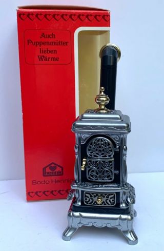 1:12 Vintage Dollhouse Miniature Bodo Hennig Victorian Parlor Stove West Germany