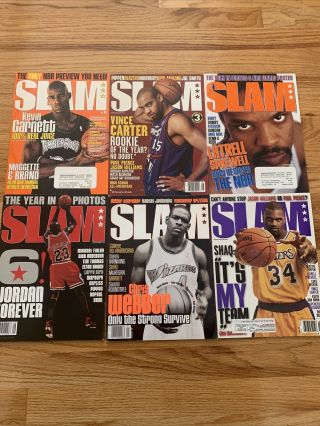 6 Vintage Slam Magazines From The 90’s