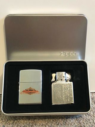 Zippo Lighter " World Famous Budweiser Clydesdales " - W/case