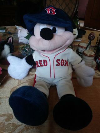 Disney Mickey Mouse 16 " Plush Boston Red Sox