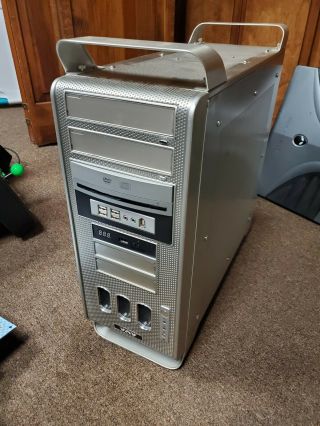 Vintage Retro Atx Computer Case Rare Vav Metal Silver Empty Case
