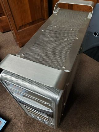 Vintage Retro ATX Computer Case Rare VAV Metal Silver EMPTY CASE 2