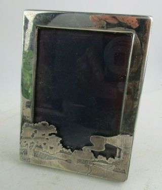 1970s Sterling Silver Photos Frame - R Carr