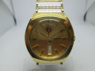 Vintage Rado Companion 2 Daydate Goldplated Automatic Mens Watch