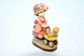 Vintage Anri Wood Carved Sarah Kay Little Nanny Figure