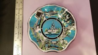 Vintage Houze Art Souvenir Collectible Walt Disney World - Magic Kingdom Dish